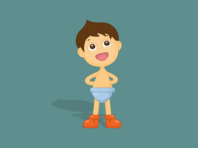 Cartoon Character Baby baby cartoon character illustration vector