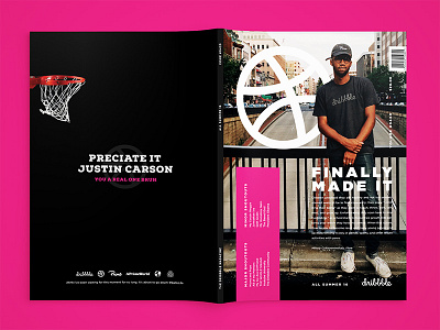 I Finally Made It! a4 basketball cover debut dribbble finally made it first graphic design invite magazine shot thanks