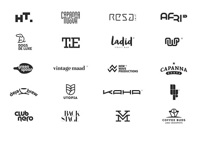 Logos & Marks brading branding branding design illustraion lettermarks logo logodesign monograms pictorial mark wordmarks