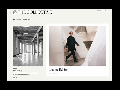 Homepage UI Redesign - Massimo Dutti contemporary design editorial minimal typography ui ui design web