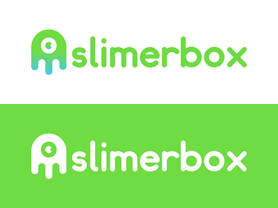 Slimerbox Logo branding green logo slime