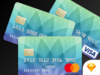Mastercard, Visa, and Discover Credit Cards