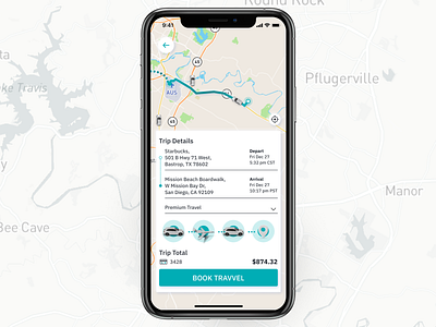 Travvel - Booking design ios iphone x mobile app mobile ui travel travel app traveling travelling ui ui design user experience ux ux design