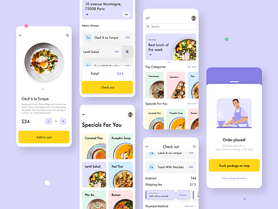 Food Delivery - App Design // Part 1