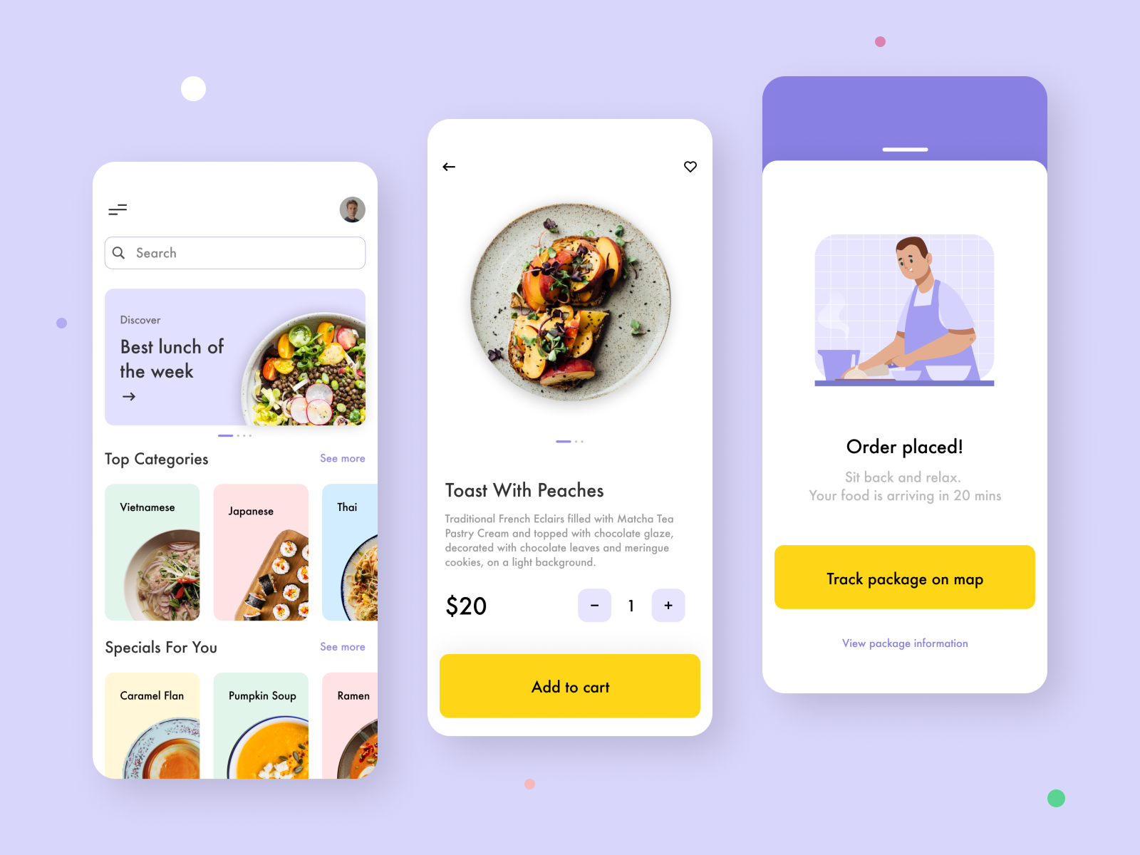 Food Delivery - App Design // Part 2 by Thu Ha Vu on Dribbble