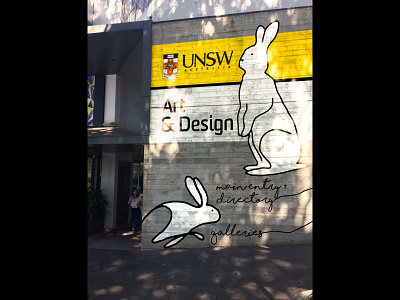 UNSW Wayfinding Project graphic design signage wayfinding