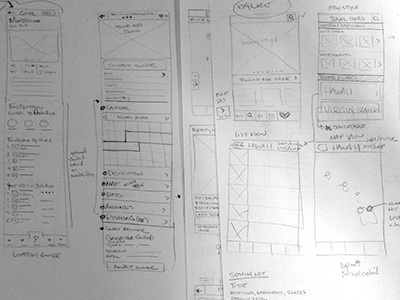 messy sketches sketch wireframe