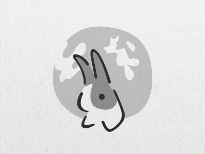 Bunny Moon bunny moon personal mark rabbit rabbit in the moon