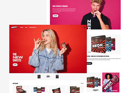 neoh.com relaunch design ecommerce ui web