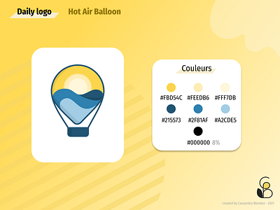 Daily Logo 2 Hot Air Balloon