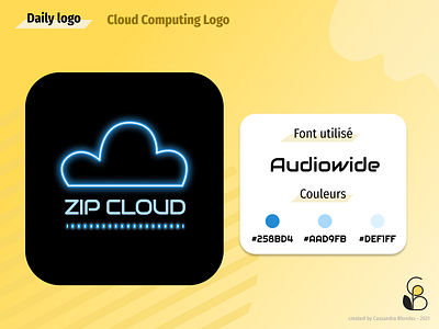 Daily logo 14 Cloud ! branding challenge dailylogo dailylogochallenge dailylogodesign design figma illustration logo ui vector