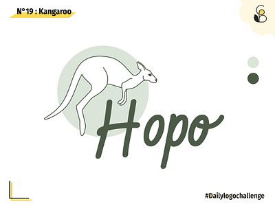 Daily logo 19 Kangaroo branding challenge dailylogo dailylogochallenge dailylogodesign design figma illustration logo ui vector