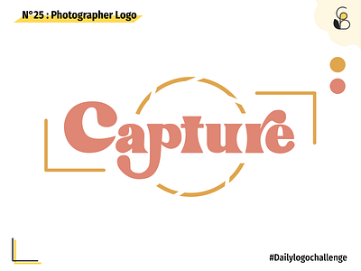 Daily logo 25 Photographer logo branding challenge dailylogo dailylogo25 dailylogochallenge dailylogodesign design figma illustration logo photo photographer photographerlogo vector wishedfont