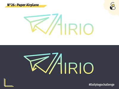 Daily logo 26  Paper Airplane