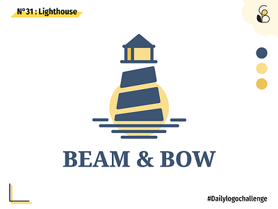 Daily logo 31 Lighthouse ! branding challenge dailylogo dailylogochallenge dailylogodesign design figma lighthouse lighthouse logo logo ui vector