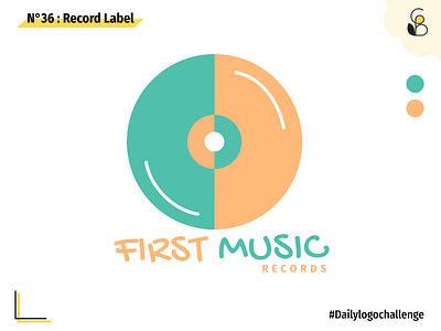 Daily logo 36 Record Label challenge dailylogo dailylogochallenge dailylogodesign design figma illustration logo ui vector