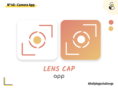 Daily logo 40 Camera app 📸 app camera camera app challenge dailylogo dailylogochallenge dailylogodesign design figma logo ui vector