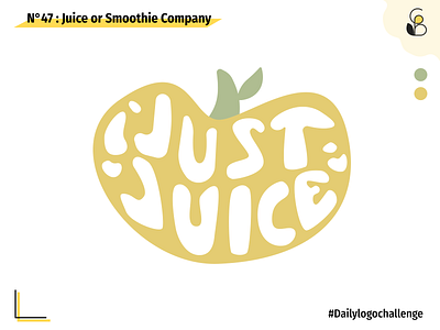Daily logo 47 Juice Company branding challenge dailylogo dailylogochallenge dailylogodesign design figma juice juice logo logo vector