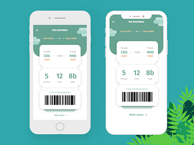 Airplane ticket app