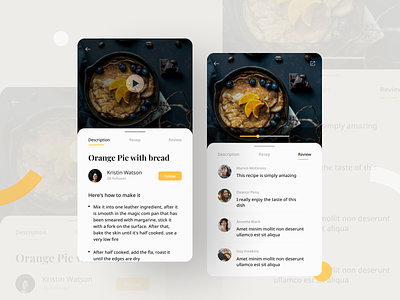 Exploration Food App 2021 app clean creative desaign drink food inspiration inspire menu design mobile orange trend ui uiux