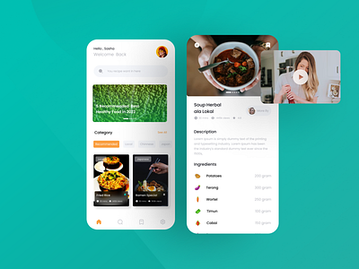 Recepi Food - Mobile Apps