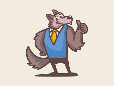 Mascot Vučko branding character design flat illustration logo logo design logo mascot wolf