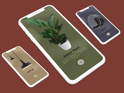 Furniture Onboarding UI Design adobe illustrator adobexd branding dark ui design illustration illustrator mobile app mobile app design mobile design mobile ui ui ux