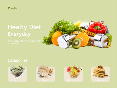 Healthy Diet Web App adobe illustrator branding design diet food graphic design healthy illustration illustrator ui ux vector
