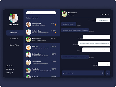 Direct Messaging - DailyUI