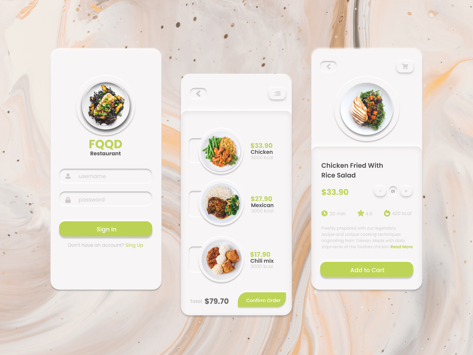 Food Mobile App by Ioana-Cristina Samoila on Dribbble