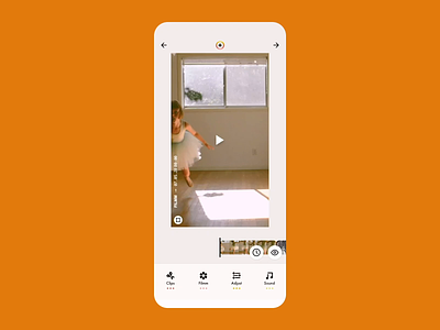 Filmm – Frames adjust animation app app design clip effects film filter frames icons ios ipnone lifestyle mobiledesign story ui ux video