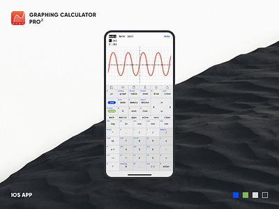 Graphing Calculator Pro² app calc calculator graphics ios math mobile mobile app research table ti 84 ui ux