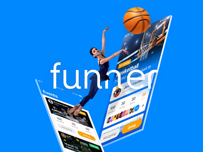 Funner: Event screen android app design ballet basketball design events events app fun ios lifestyle lifestyle app mobile app social app sport teenage ui ux