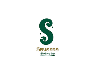 savanna Restaurant branding design flat icon illustration illustrator logo minimal type typography
