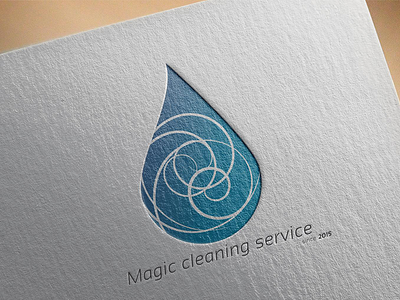 Magic Cleaning Service - Logo design