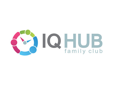 logo for family club brand branding business concept design family family club graphic design hub illustrator iq logo vector