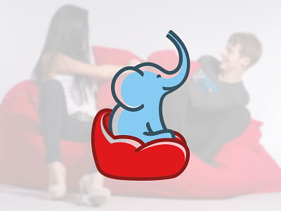 Elephant brand branding business character character design design elephant elephant logo furniture furniture logo graphic design logo mascot vector