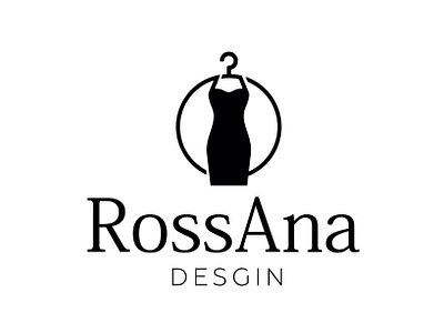 logo for clothes designer brand branding branding design clothes clothing brand design dress flat graphic design illustrator logo logo design logotype vector