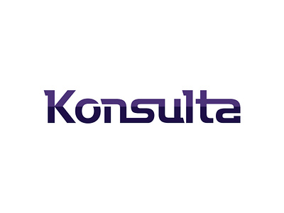 Consulting company logo brand brand design branding concept design graphic design illustrator lettering logo logo design minimalistic purple text logo vector