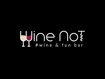 logo Wine Not brand brand design brand identity branding branding design business design graphic design logo logos vector vine vine house wine