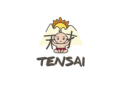 Tensai - logo for baby store agency branding baby store brand brand design branding china kid kid logo kids logo logo logo design logodesign logos logotype store logo