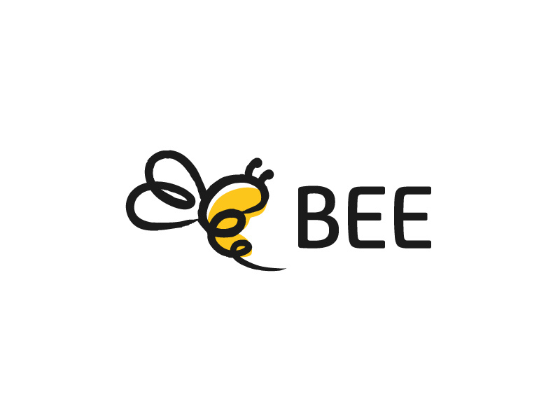 bee logo by Alex Zhevanov for LF.Agency on Dribbble