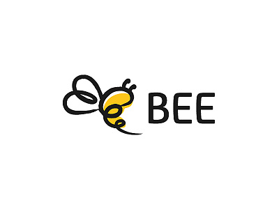bee logo bee brand brand design brand identity branding branding agency branding studio logo logo bee logo design logos logotype yellow yellow logo