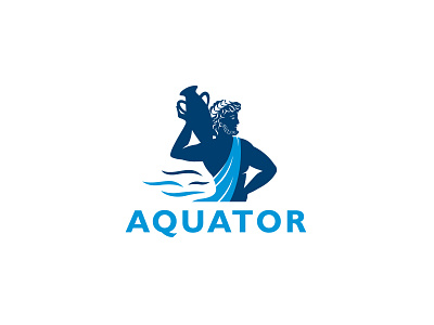 AQUATOR antique brand brand design brand identity branding branding design business design graphic design greece logo logo design logodesign logofactory water water logo