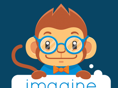 Monkey Illustration for Logo character design geek illustration illustrator logo design monkey