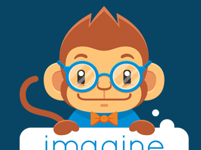 Monkey Illustration for Logo