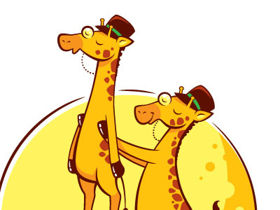 Giraffes! animals cartoon giraffe illustration imgur lion king