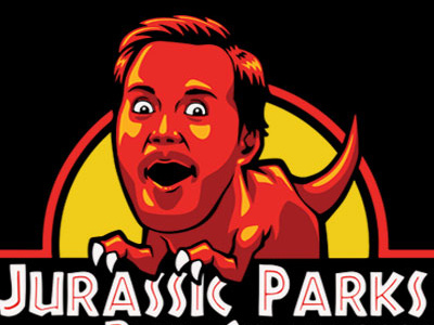 Jurassic Parks and Rex Creation character design illustration jurassic park jurassic world t shirt design