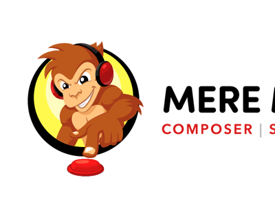 Mere monkey logo monkey