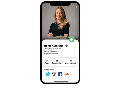 User Profile design | DailyUI 6